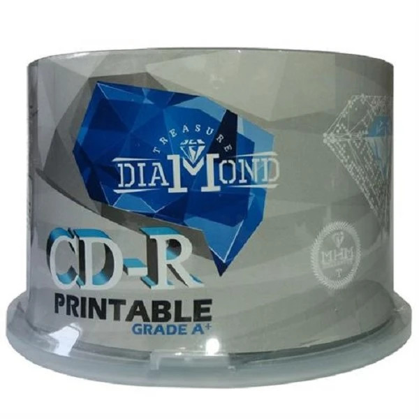 سی دی پرینتیبل دیاموند باکسدار 50 عددی (DIAMOND PRINTABLE CD-R)