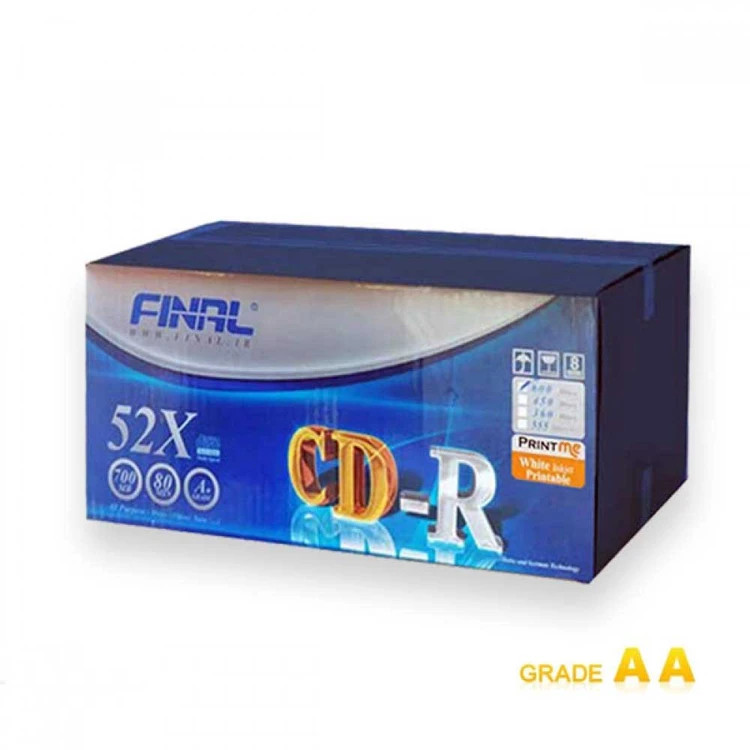 سی دی پرینتیبل فینال باکسدار 50 عددی (FINAL PRINTABLE CD-R)
