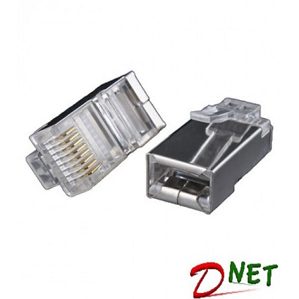سوکت شبکه شیلددار cat6