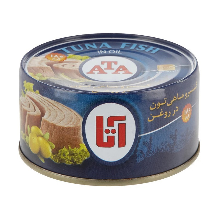 کنسرو ماهی تون آتا در روغن گیاهی – 180 گرم