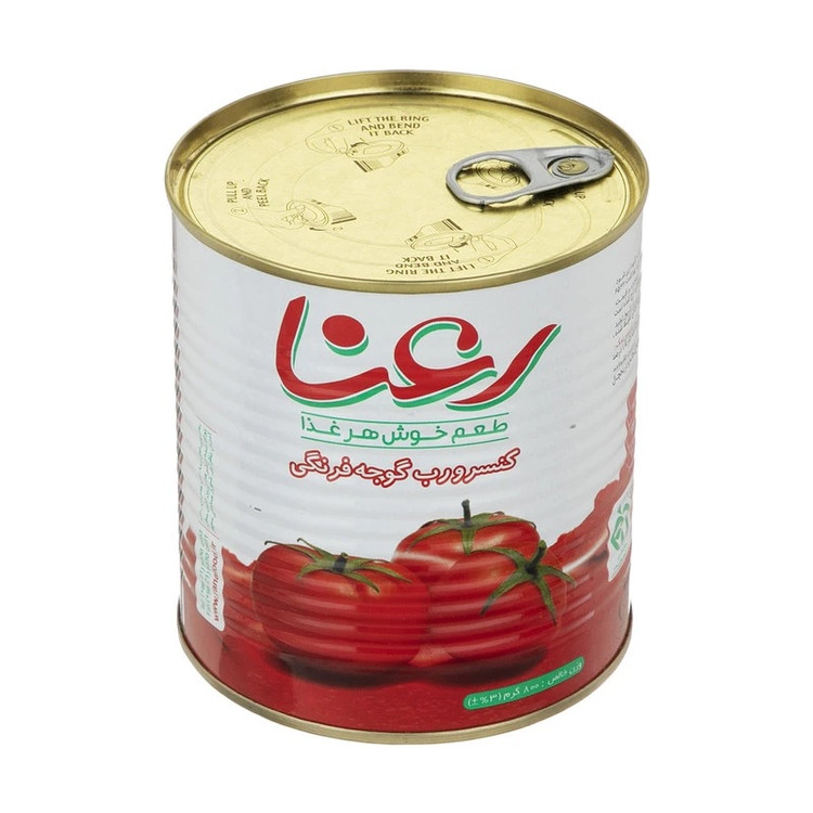 رب گوجه فرنگی 800 گرم رعنا
