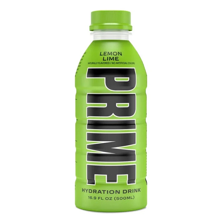 نوشیدنی ورزشی طبیعی 500 ml هیدراته پرایم (PRIME) ویتامینه انرژی زا با طعم لیمو