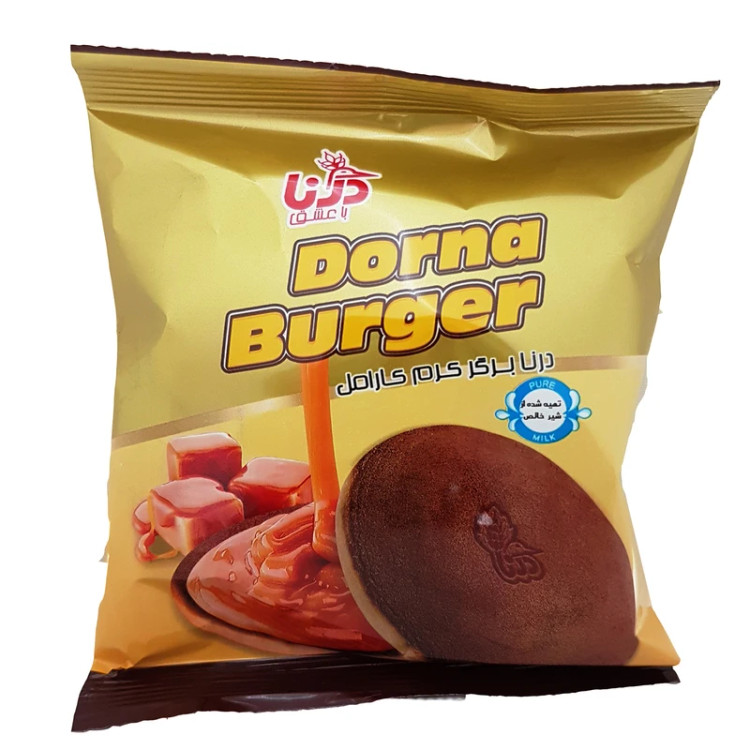 کیک درنا برگر کرم کارامل ۴۰ گرم