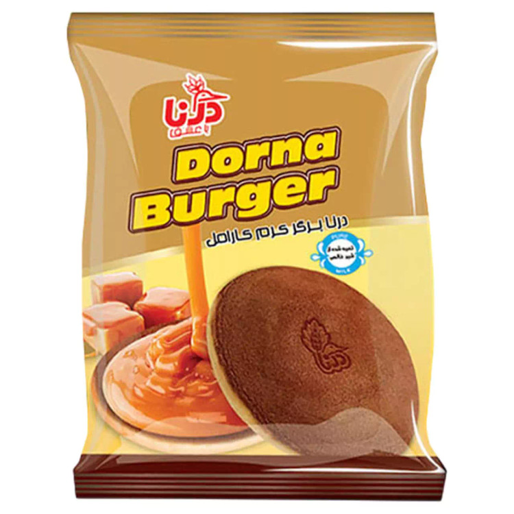 کیک درنا برگر کرم کارامل ۴۰ گرم