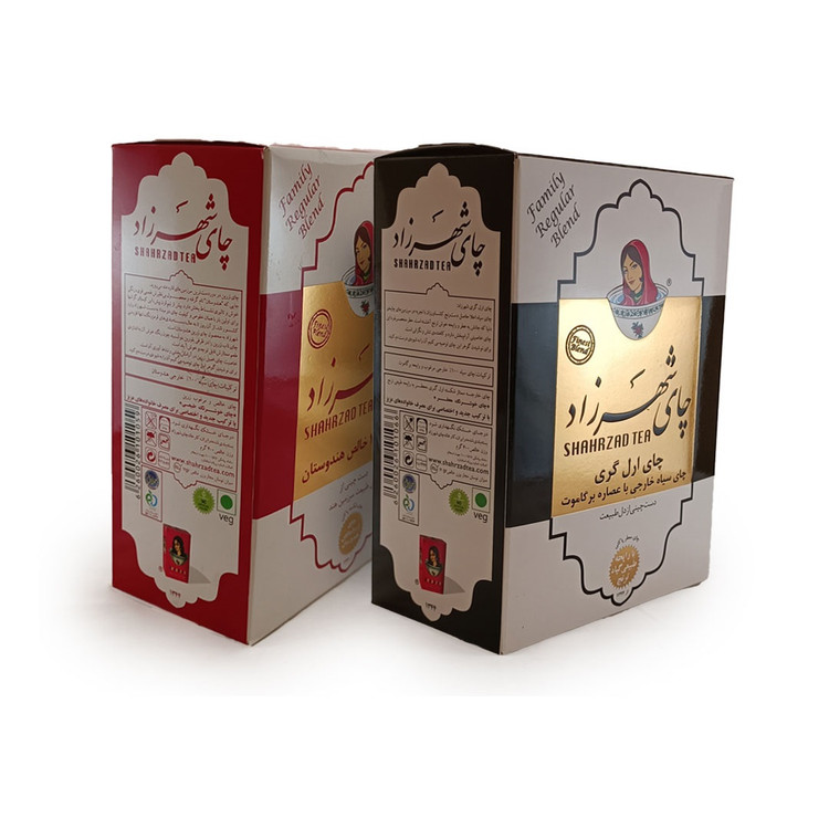 چای شهرزاد ۱۲ تایی (ساده و عطری) ۴۰۰ گرم (طرح جدید)